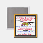 Aerial Caribbean Snagging Mulchatna Alaska Magnet (Vorderseite/Rückseite)