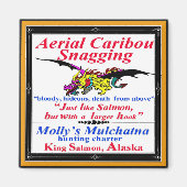 Aerial Caribbean Snagging Mulchatna Alaska Magnet (Vorne)