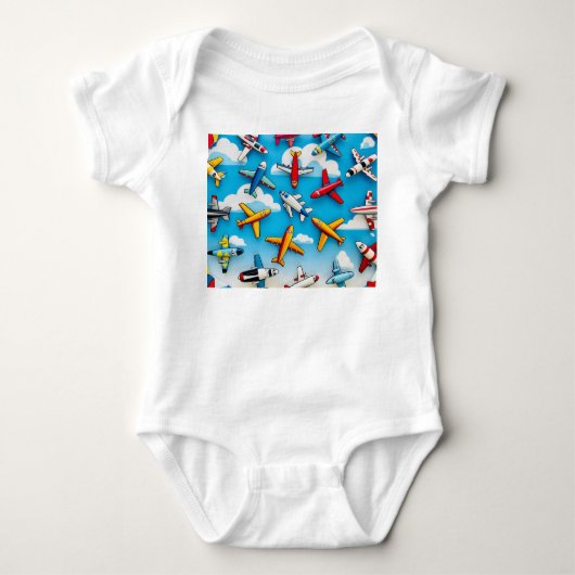 " AERIAL ESCAPADE " BABY STRAMPLER (Vorderseite)