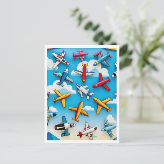 " AERIAL ESCAPADE " POSTKARTE (Stehend Vorderseite)