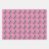 Aerial Hoop Lyra Pink Black Gray Geschenkpapier Set (Vorderseite)