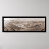 Aerial Indiana Steel Foto 1908 Poster (Vorne)