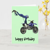 Aerial Moto Cross #3 Card Karte (Gelbe Blume)