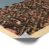 Aerial, San Francisco-Oakland Bay Bridge Poster (Ecke)