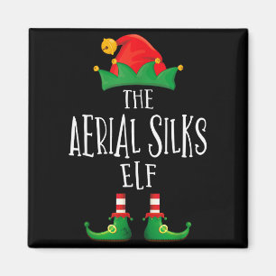 Aerial Seide Elf Shirt Familie passende Pyjamas Ch Magnet