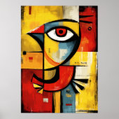 Aerial Signal — Contemporary Abstract Expression Poster (Vorne)