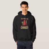 Aerial Silk Aerialist When In Doubt Go Upside Down Hoodie (Vorne ganz)