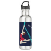 Aerial Silks Edelstahlflasche (Vorderseite)