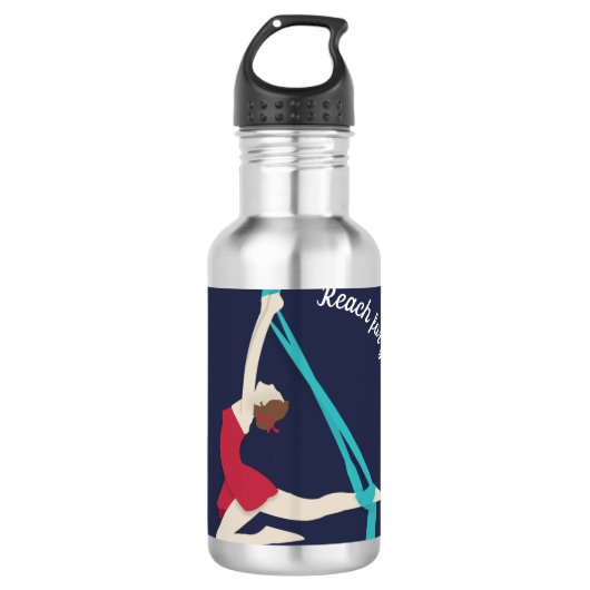 Aerial Silks Edelstahlflasche (Vorderseite)