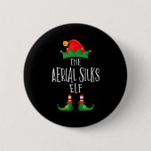 Aerial Silks Elf Shirt Family Matching Pajamas Chr Button (Vorderseite)