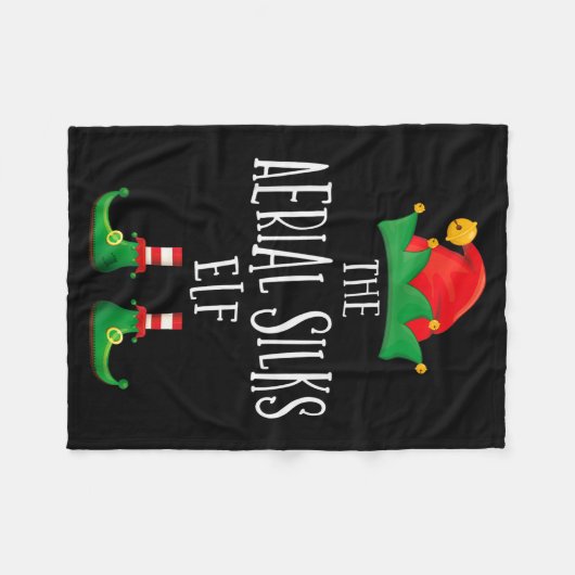 Aerial Silks Elf Shirt Family Matching Pajamas Chr Fleecedecke (Vorderseite (Horizontal))