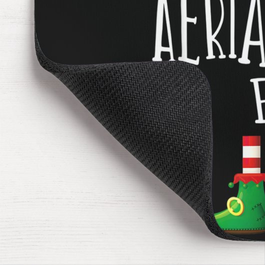 Aerial Silks Elf Shirt Family Matching Pajamas Chr Mousepad (Ecke)