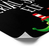 Aerial Silks Elf Shirt Family Matching Pajamas Chr Poster (Ecke)