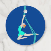 Aerial Silks Geschenkanhänger (Rückseite)