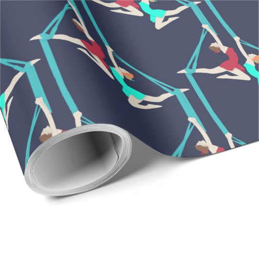 Aerial Silks Geschenkpapier (Rolleneckpunkt)