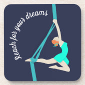 Aerial Silks Getränkeuntersetzer (Vorderseite)