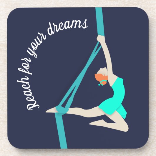 Aerial Silks Getränkeuntersetzer (Vorderseite)