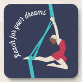 Aerial Silks Getränkeuntersetzer (Vorderseite)