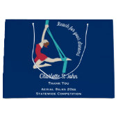 Aerial Silks Große Geschenktüte (Vorderseite)