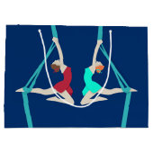 Aerial Silks Große Geschenktüte (Rückseite)