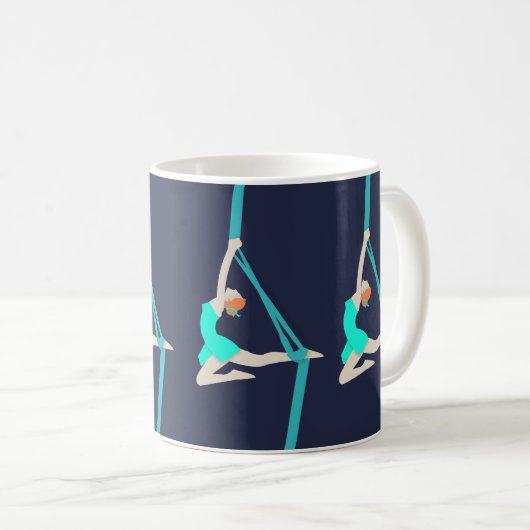 Aerial Silks Kaffeetasse (VorderseiteRechts)