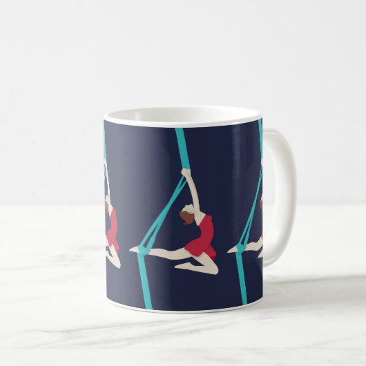 Aerial Silks Kaffeetasse (VorderseiteRechts)