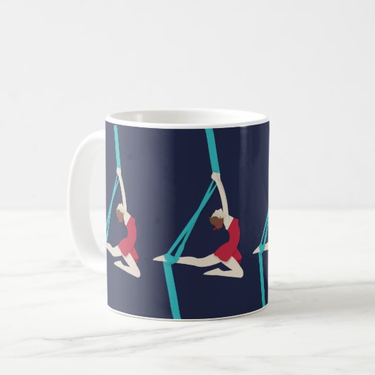 Aerial Silks Kaffeetasse (Vorderseite Links)