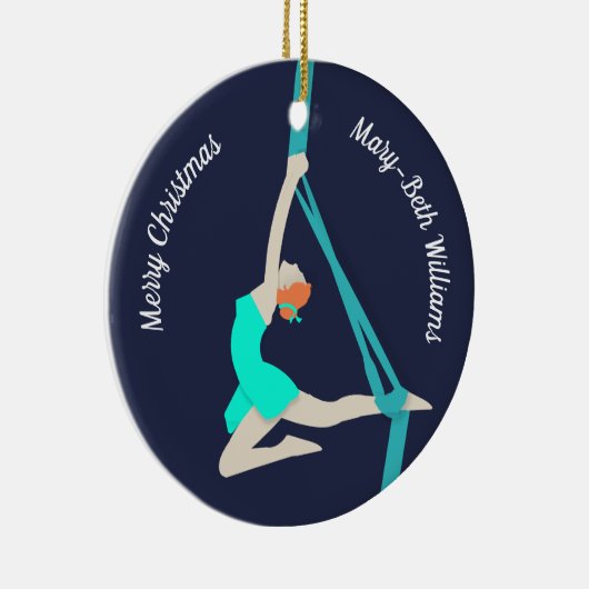 Aerial Silks Keramik Ornament (Rechts)