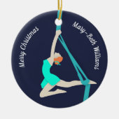 Aerial Silks Keramik Ornament (Vorne)