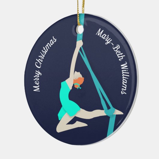 Aerial Silks Keramik Ornament (Links)