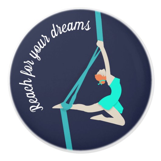 Aerial Silks Keramikknauf (Vorderseite)