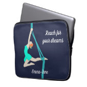Aerial Silks Laptopschutzhülle (Vorderseite Links)