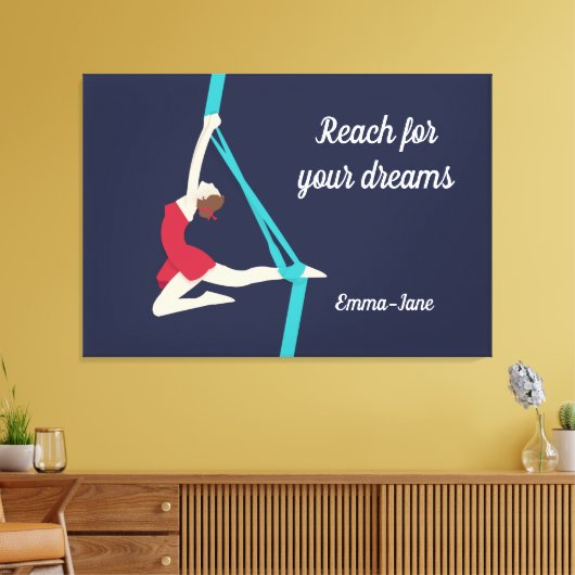 Aerial Silks Leinwanddruck (Insitu (Wohnzimmer))