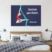Aerial Silks Leinwanddruck (Insitu (Schlafzimmer))