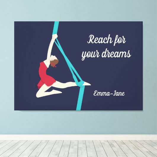 Aerial Silks Leinwanddruck (Insitu (Holzboden))