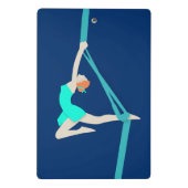 Aerial Silks Mini Klemmbrett (Rückseite)