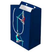 Aerial Silks Mittlere Geschenktüte (Rückseite Schrägansicht)
