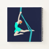 Aerial Silks Notizblock (Rückseite)