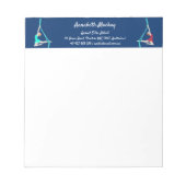 Aerial Silks Notizblock (Vorderseite)