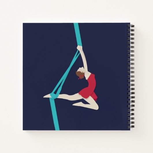 Aerial Silks Notizblock (Rückseite)