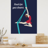 Aerial Silks Poster (Küche)