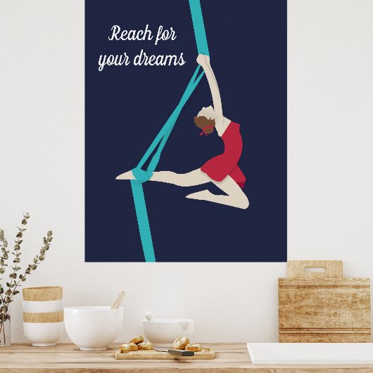 Aerial Silks Poster (Küche)