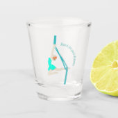 Aerial Silks Schnapsglas (Vorderseite)