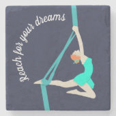 Aerial Silks Steinuntersetzer (Vorderseite)