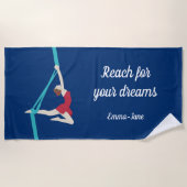 Aerial Silks Strandtuch (Vorderseite)