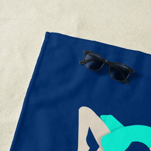 Aerial Silks Strandtuch (Beispiel)