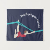 Aerial Silks Wandteppich (Vorderseite (Horizontal))