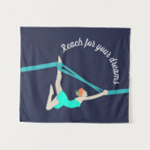 Aerial Silks Wandteppich (Vorderseite (Horizontal))