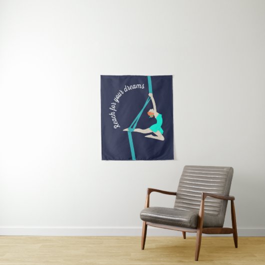 Aerial Silks Wandteppich (Beispiel)