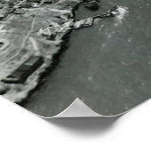 AERIAL SPOKANE 1950 POSTER (Ecke)